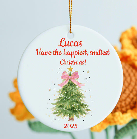 Custom Baby Boy/Baby Girl Ornament, Custom Baby's First Christmas Baubles,Baby's First Christmas, Baby OrnamentChristmas Gift for Kids.