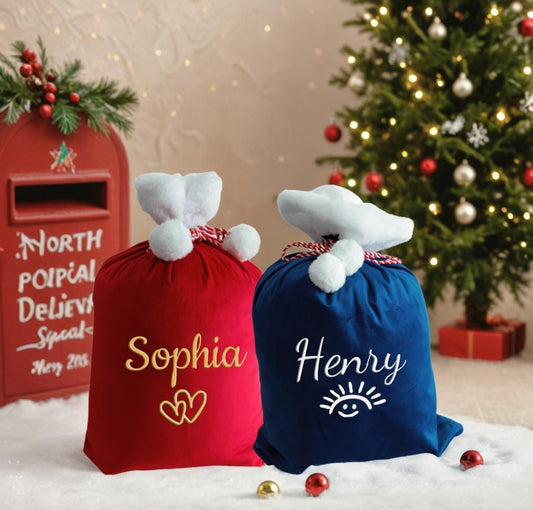 2025 Large Santa Sack,Christmas Gift Bag,Christmas Stocking Sack,Santa Bag,Santa Bag with Name,Christmas bag,Holiday gift bag,Gift for Kids