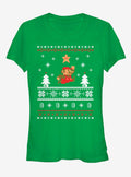 Nintendo Mario Ugly Christmas Sweater Girls T-Shirt T-Shirt | High-Quality Print | Must-Have Style