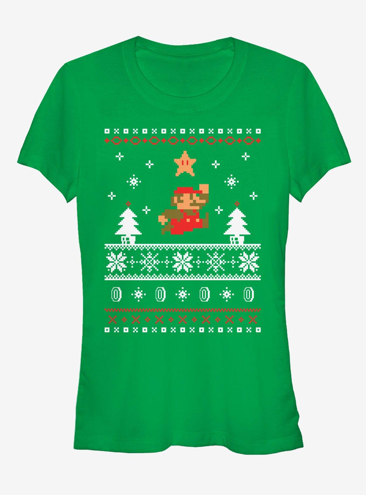 Nintendo Mario Ugly Christmas Sweater Girls T-Shirt T-Shirt | High-Quality Print | Must-Have Style