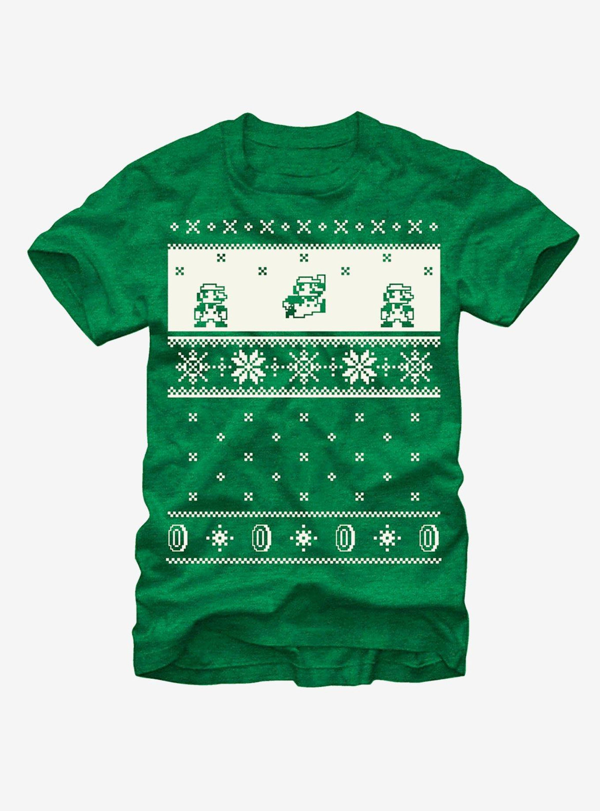 Nintendo Christmas Sweater Mario T-Shirt