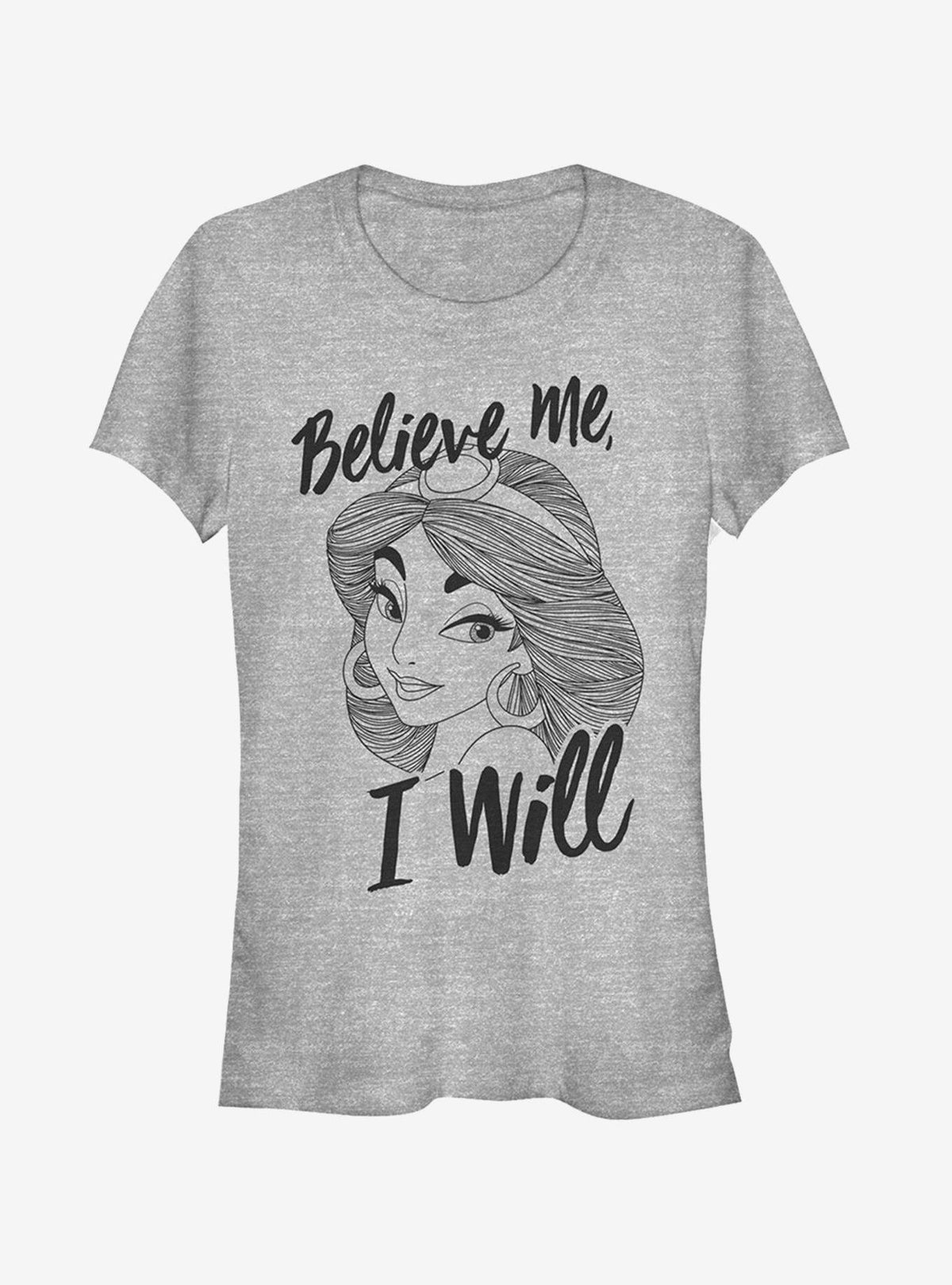 Disney Jasmine Believe Me Girls T-Shirt | Premium Unisex T-Shirt, Trending Graphic Tee
