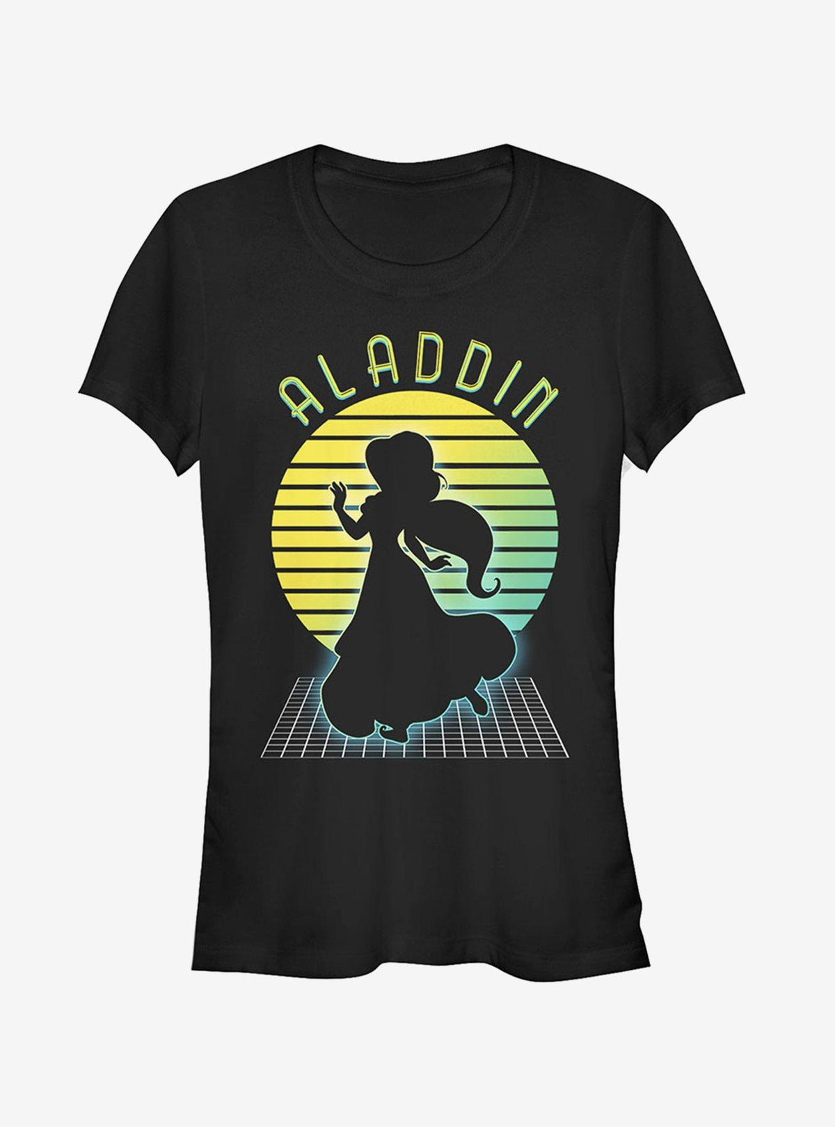 Disney Retro Jasmine Grid Girls T-Shirt | Premium Unisex T-Shirt, Trending Graphic Tee