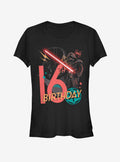 Star Wars Vader 16th B-Day Girls T-Shirt | Premium Unisex T-Shirt, Trending Graphic Tee