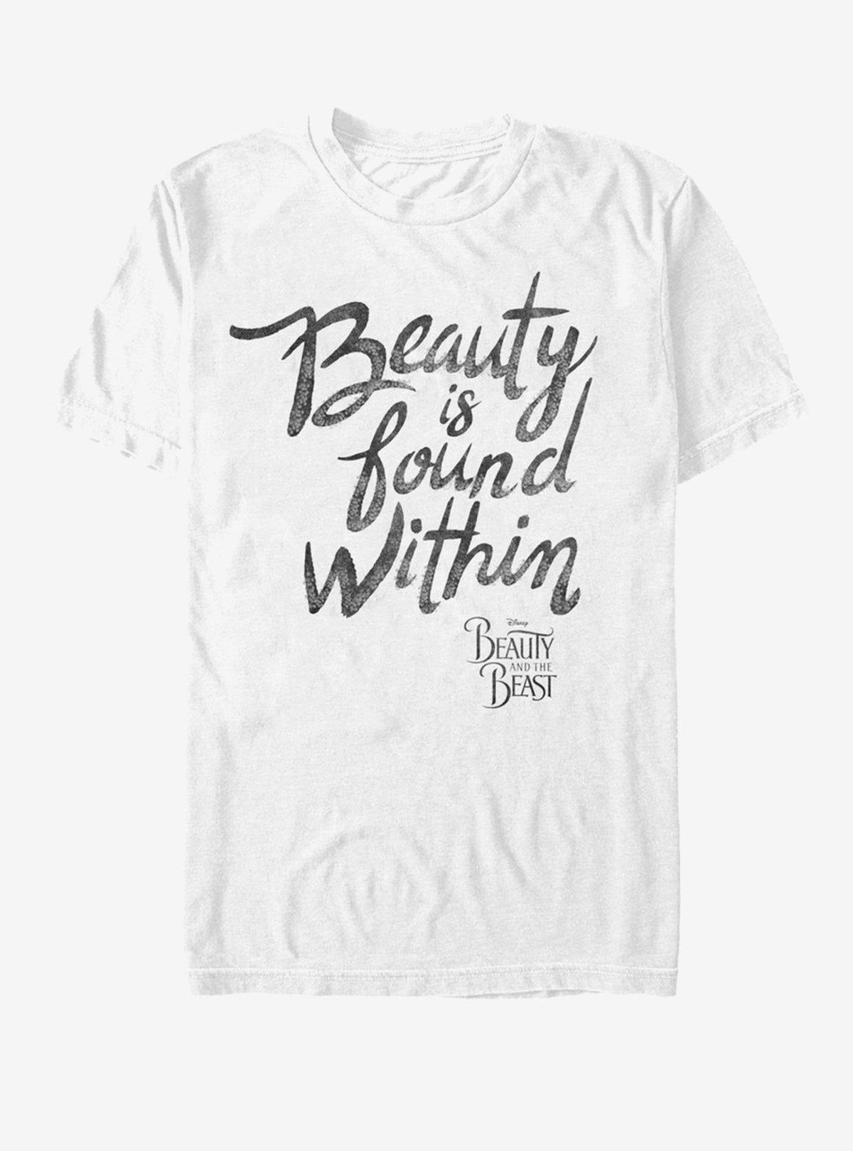 Disney Beauty And The Beast Beauty Is Found Within T-Shirt | Premium Unisex T-Shirt, Trending Graphic Tee
