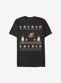 Super Mario Christmas Pattern Sweater T-Shirt T-Shirt | Viral Style | Must-Have Style