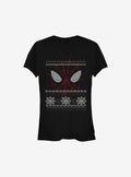 Marvel Spider-Man Eyes Christmas Sweater Girls T-Shirt T-Shirt | Streetwear Vibe | High Demand Item