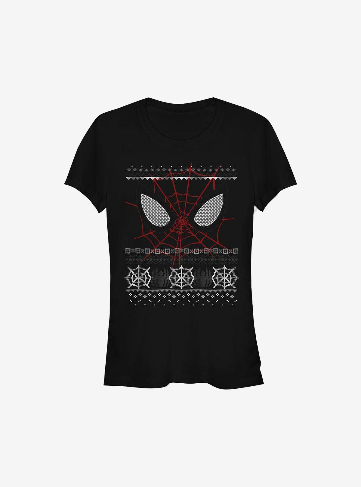 Marvel Spider-Man Eyes Christmas Sweater Girls T-Shirt T-Shirt | Streetwear Vibe | High Demand Item