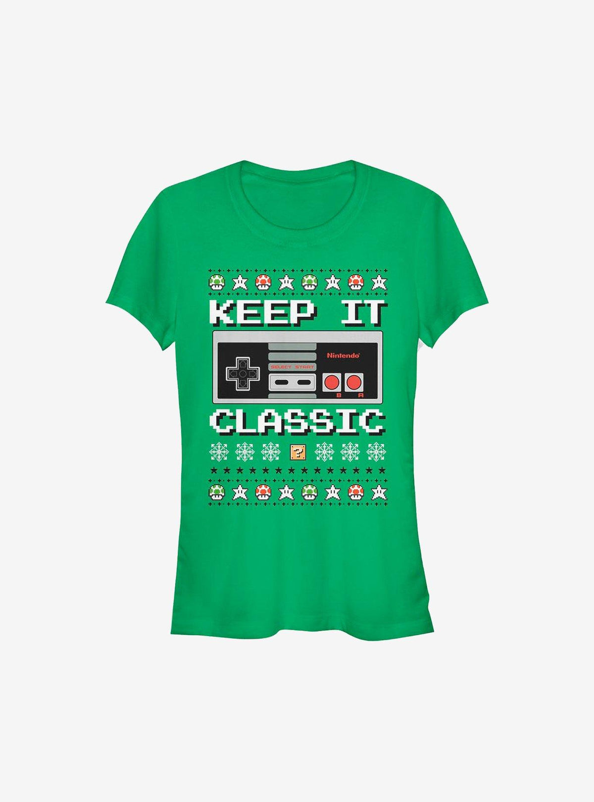Nintendo Keep It Classic Controller Christmas Girls T-Shirt T-Shirt | Trending Design | Perfect For Daily Wear
