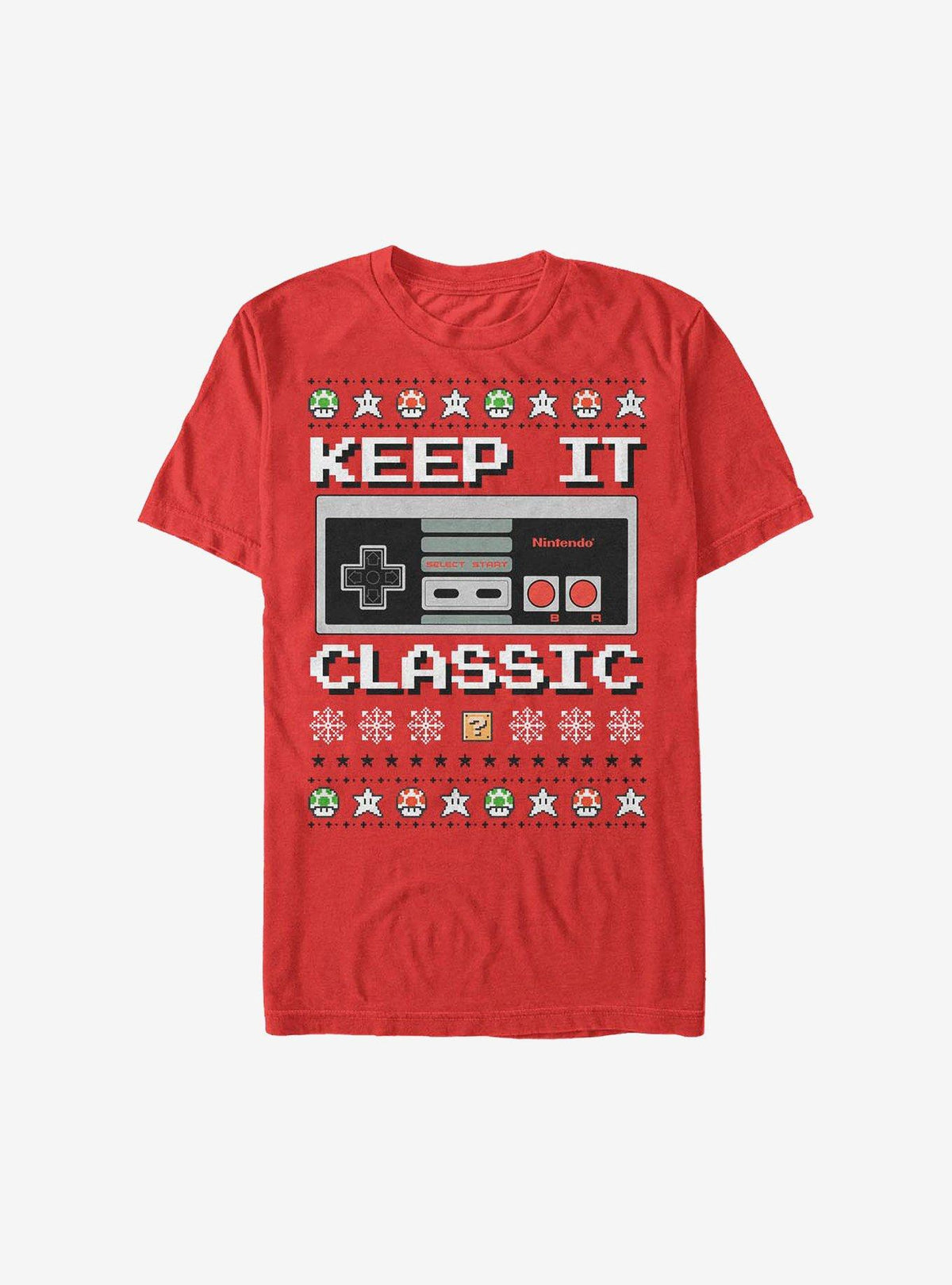 Nintendo Keep It Classic Controller Christmas T-Shirt T-Shirt | Viral Style | Must-Have Style