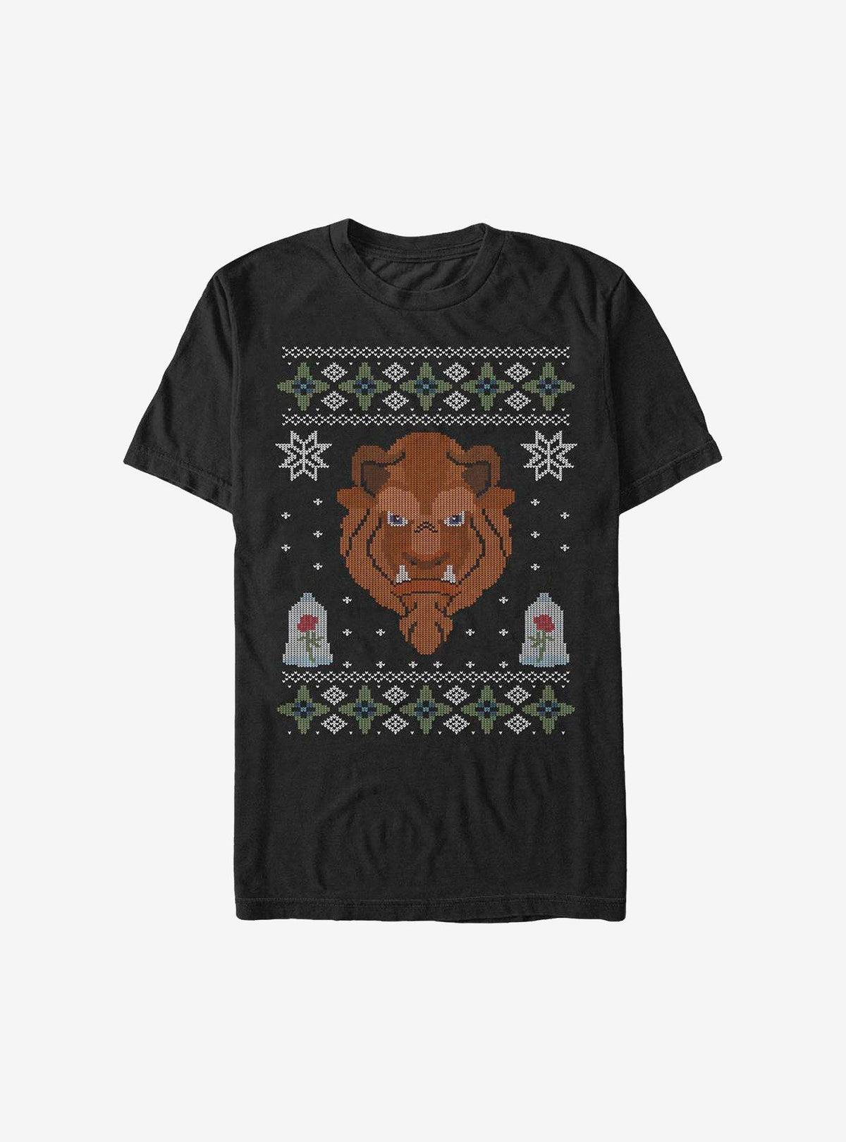 Disney Beauty And The Beast The Ugly Beast Ugly Christmas Sweater T-Shirt