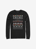 Super Mario Happy Holidays Christmas Pattern Long-Sleeve T-Shirt T-Shirt | Trending Design | Great Gift Idea