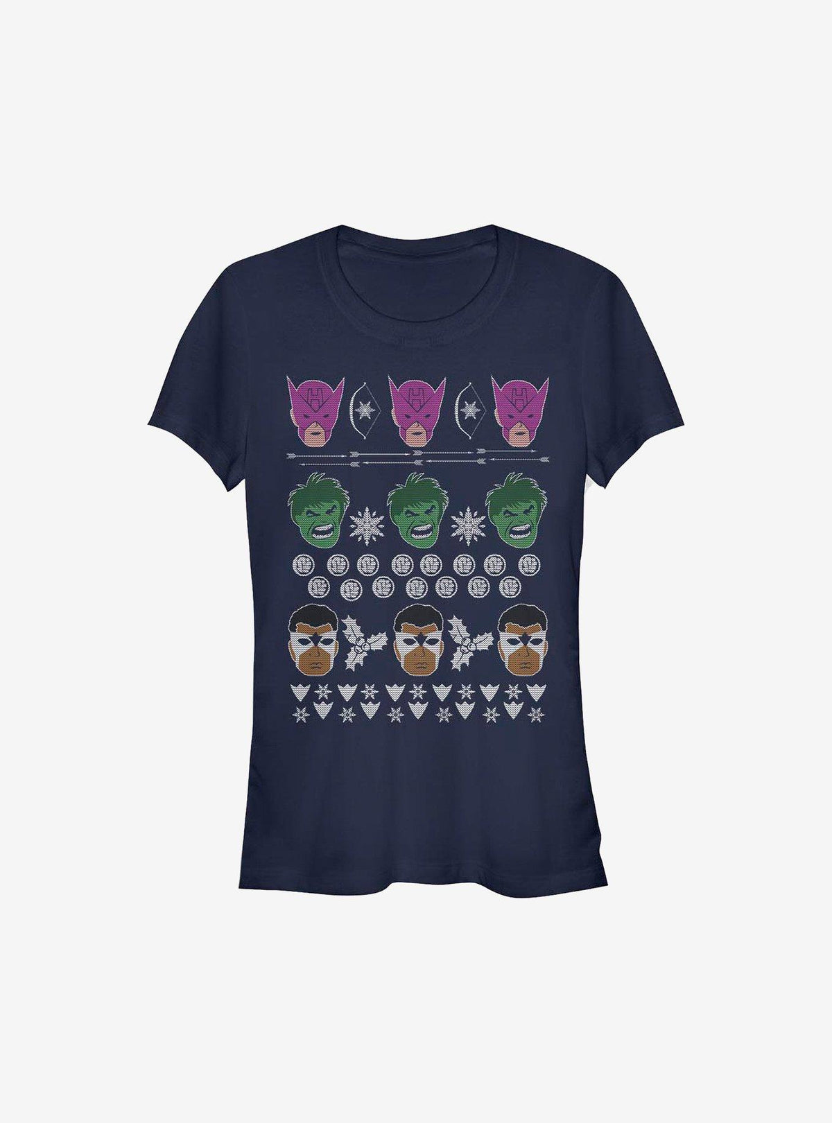 Marvel Avengers Sweater Christmas Girls T-Shirt T-Shirt | Aesthetic Graphic | High Demand Item