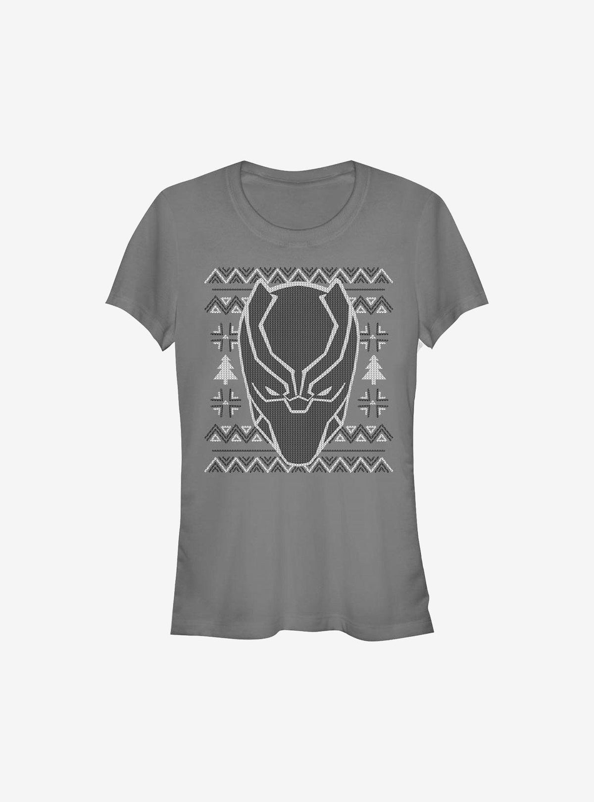 Marvel Black Panther Christmas Pattern Girls T-Shirt T-Shirt | Viral Style | High Demand Item