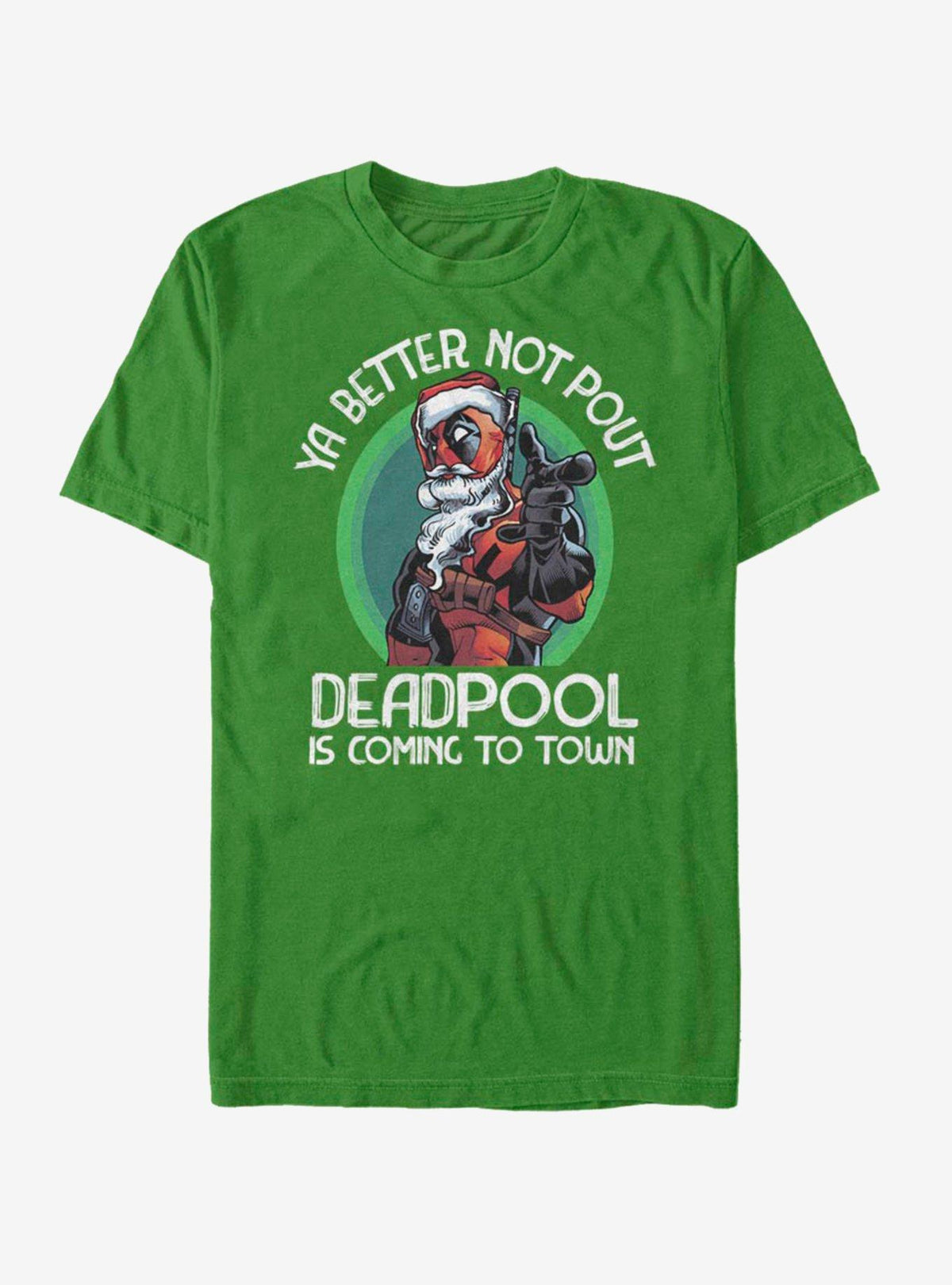 Marvel Deadpool Coming To Town Christmas T-Shirt