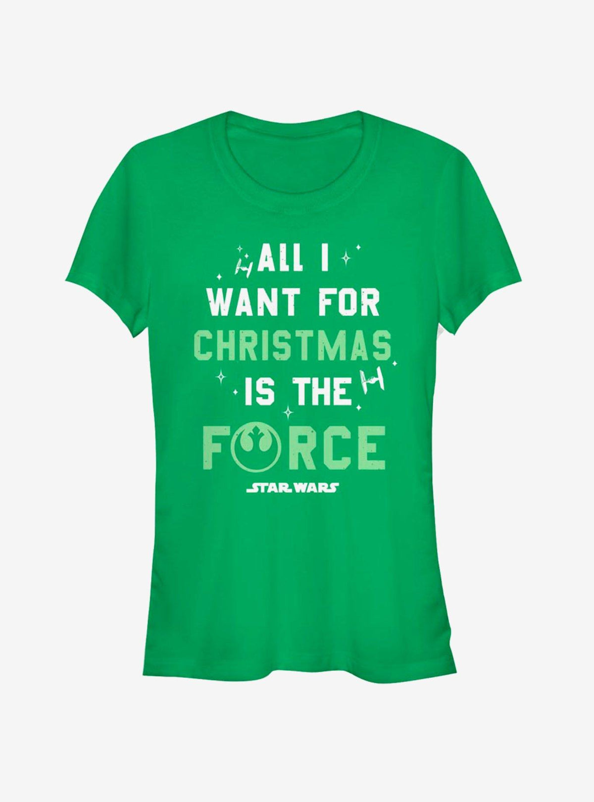 Star Wars Want the Force Christmas Girls T-Shirt T-Shirt | Exclusive Edition | Great Gift Idea