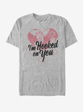 Disney Captain Hook Hooked On You T-Shirt | Premium Unisex T-Shirt, Trending Graphic Tee