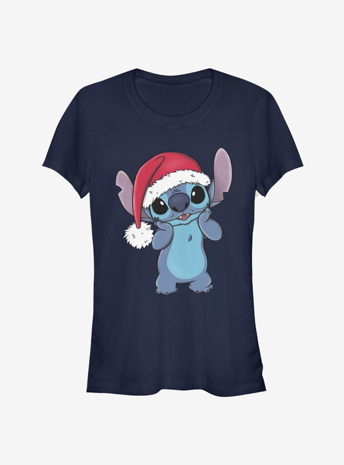 Disney Lilo & Stitch Christmas Cute Santa Stitch Girls T-Shirt
