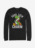Nintendo Mario Yoshi Good Luck Long-Sleeve T-Shirt | Premium Unisex T-Shirt, Trending Graphic Tee