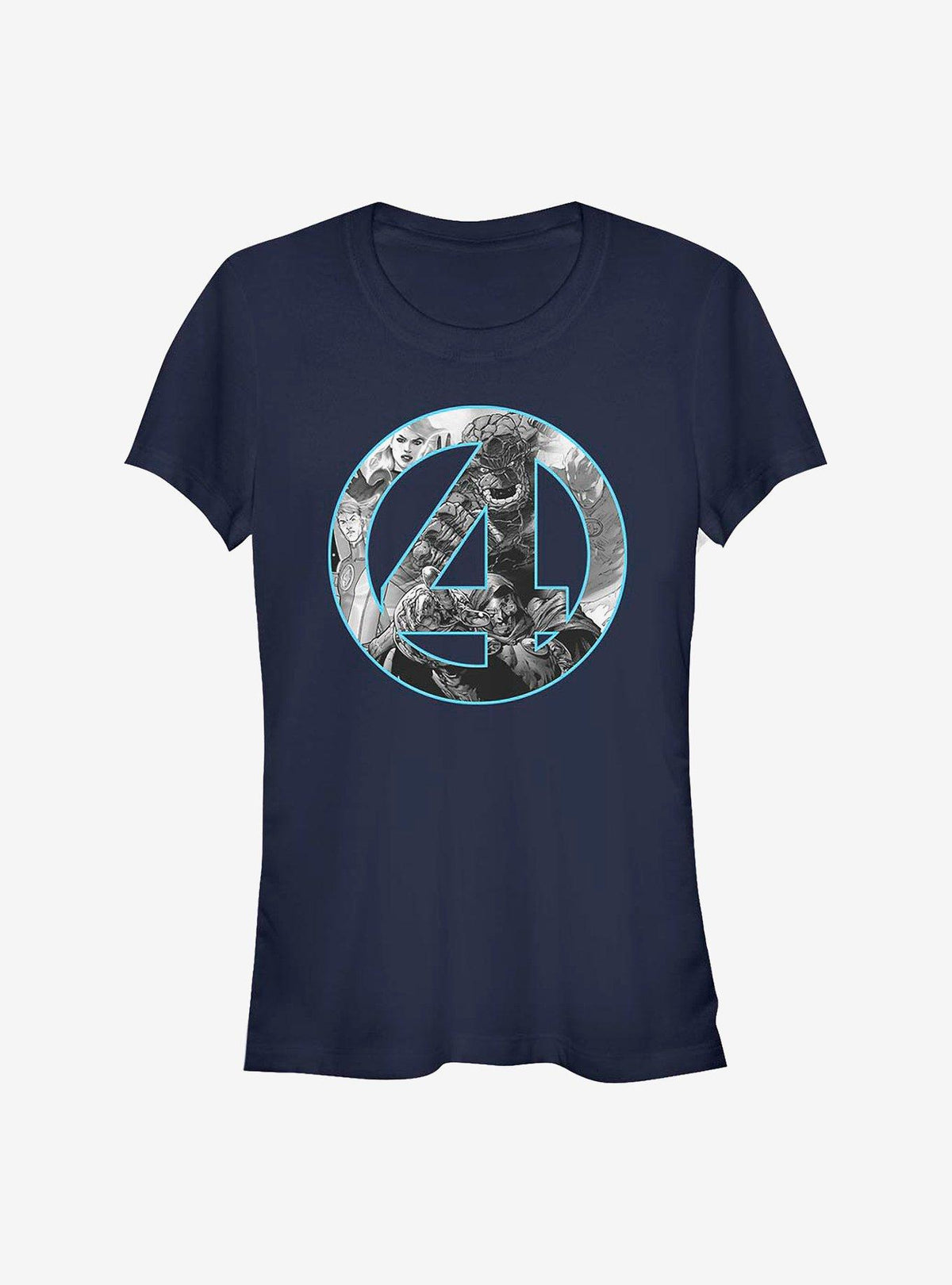 Marvel Fantastic Four Four Badge Girls T-Shirt T-Shirt | Trending Design | Trending Now