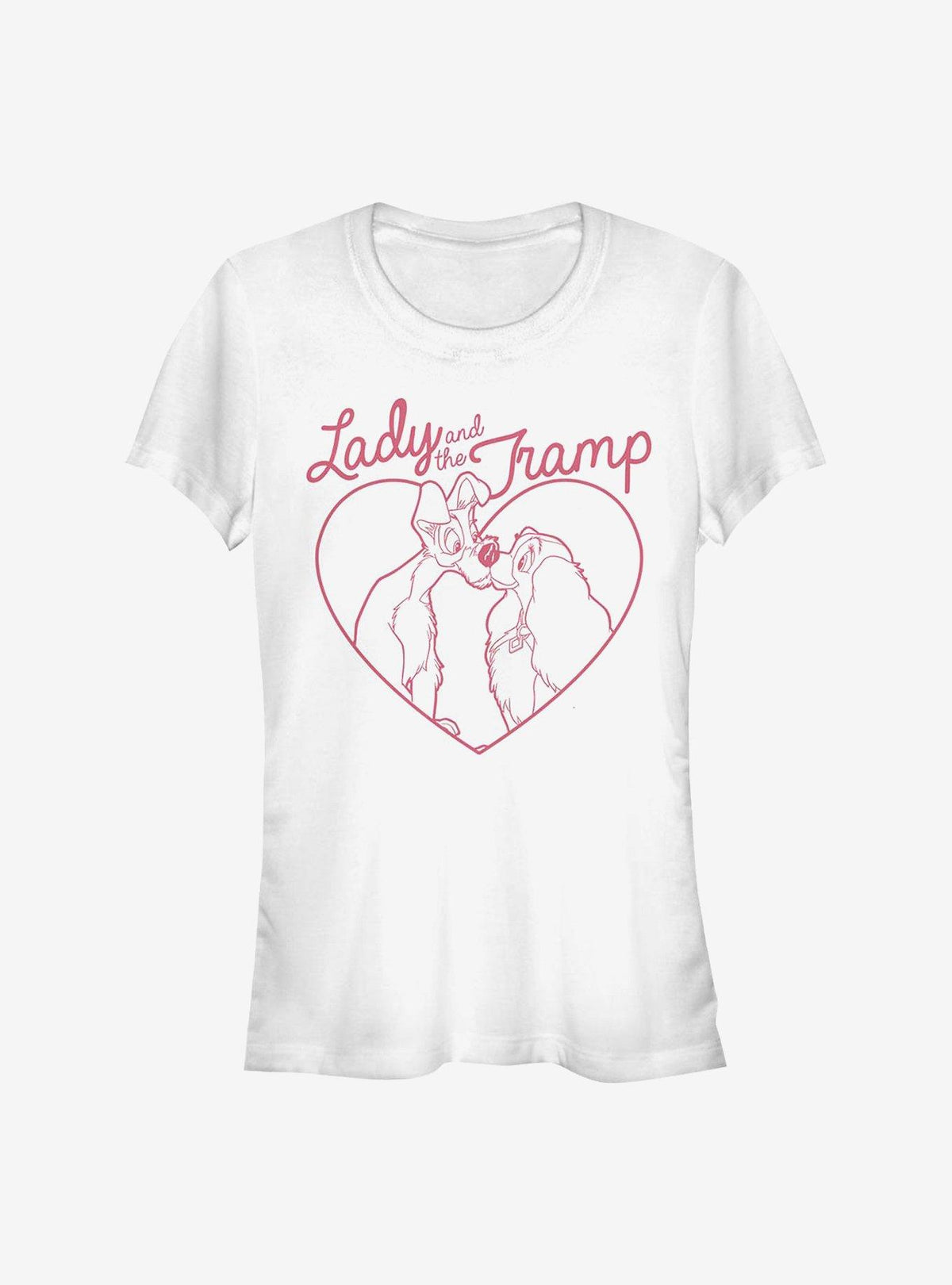 Disney Lady And The Tramp Love Pups Girls T-Shirt | Premium Unisex T-Shirt, Trending Graphic Tee