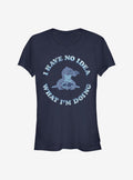 Disney Lilo Stitch No Idea Girls T-Shirt T-Shirt | Top Trending Artwork | Trending Now