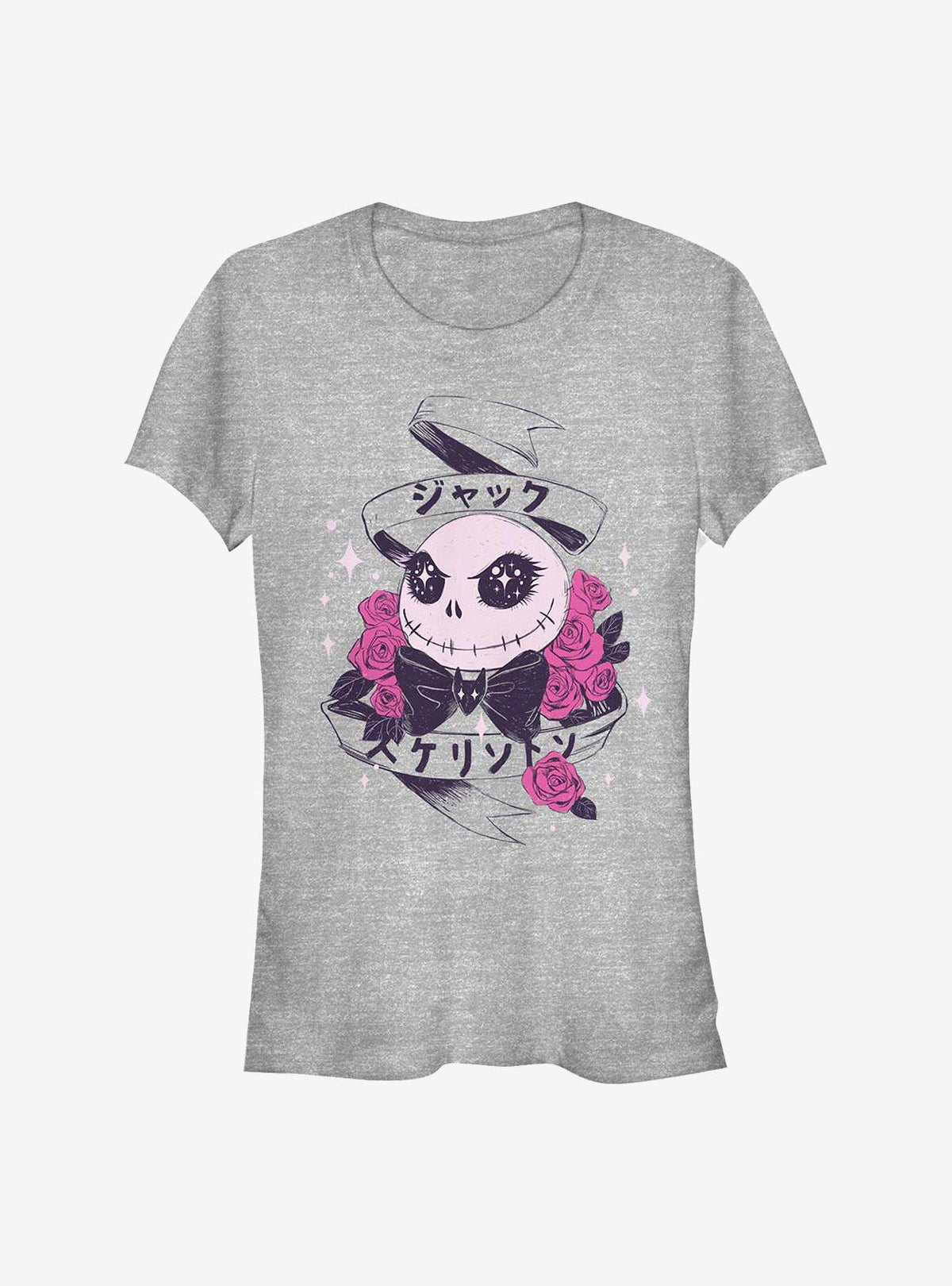 Disney The Nightmare Before Christmas Cutie Japanese Text Girls T-Shirt
