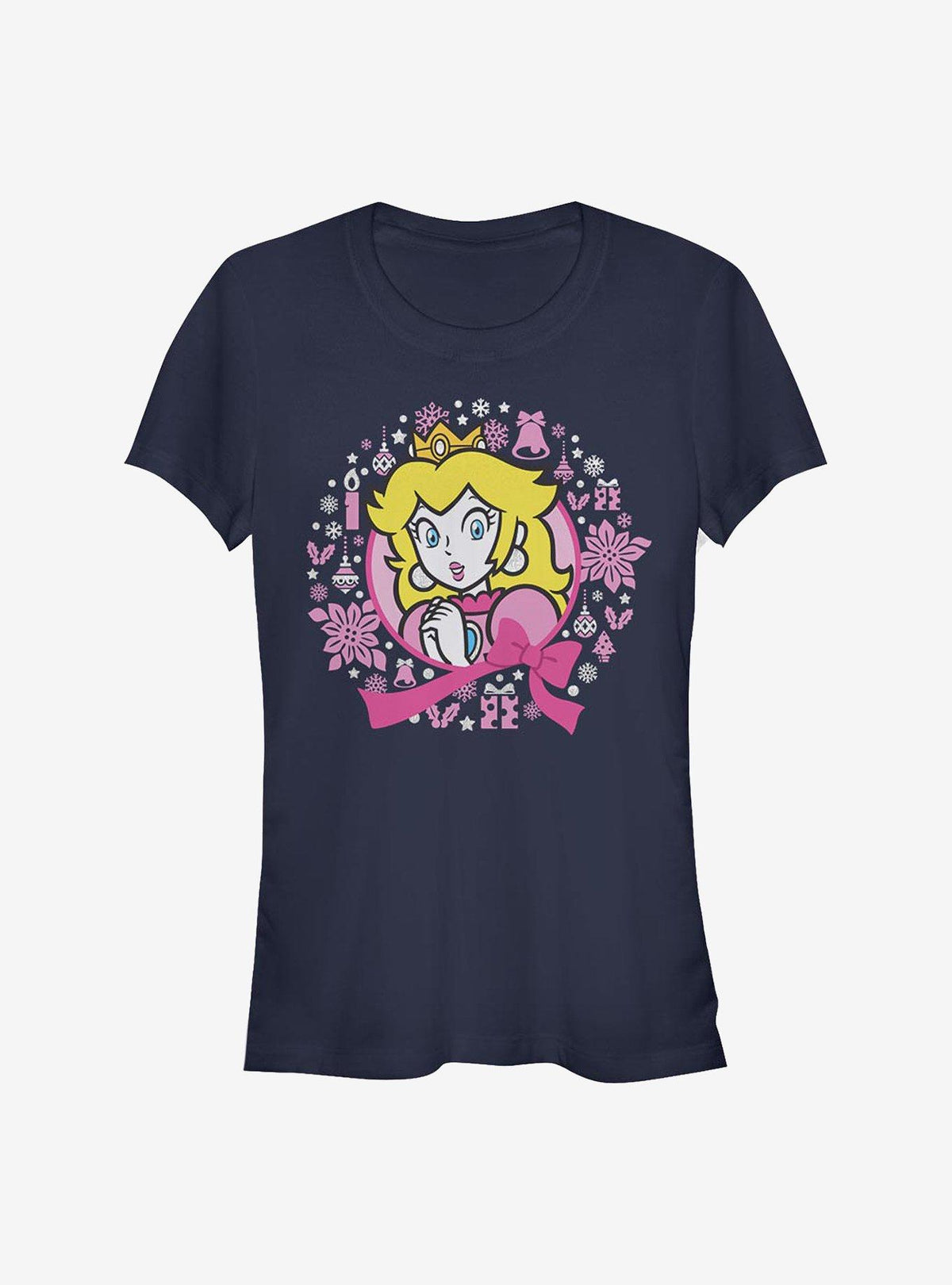 Nintendo Mario Peach Christmas Girls T-Shirt T-Shirt | Streetwear Vibe | Great Gift Idea