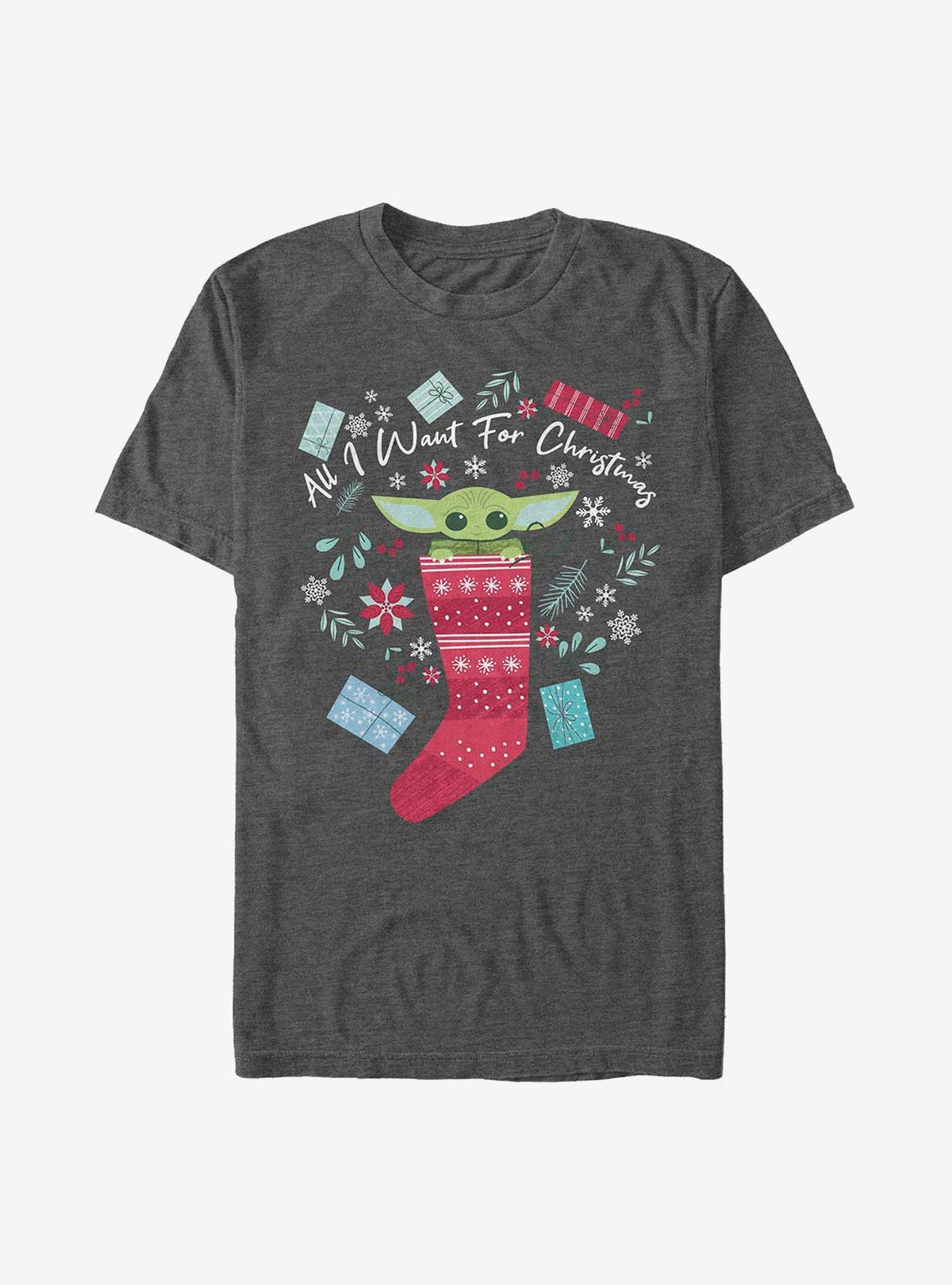 Star Wars The Mandalorian The Child All I Want For Christmas T-Shirt T-Shirt | Trending Design | Great Gift Idea