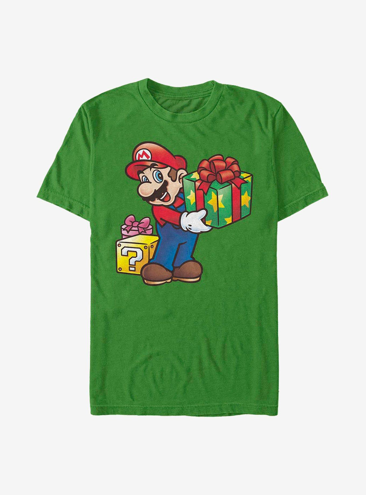 Nintendo Mario Christmas Present T-Shirt T-Shirt | Premium Graphic | Perfect For Daily Wear