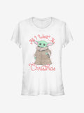 Star Wars The Mandalorian Christmas The Child Girls T-Shirt