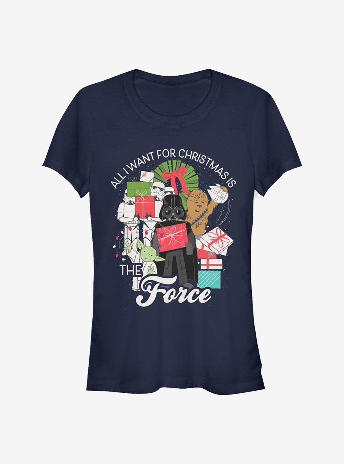 Star Wars Galaxy Christmas Girls T-Shirt T-Shirt | High-Quality Print | Perfect For Daily Wear