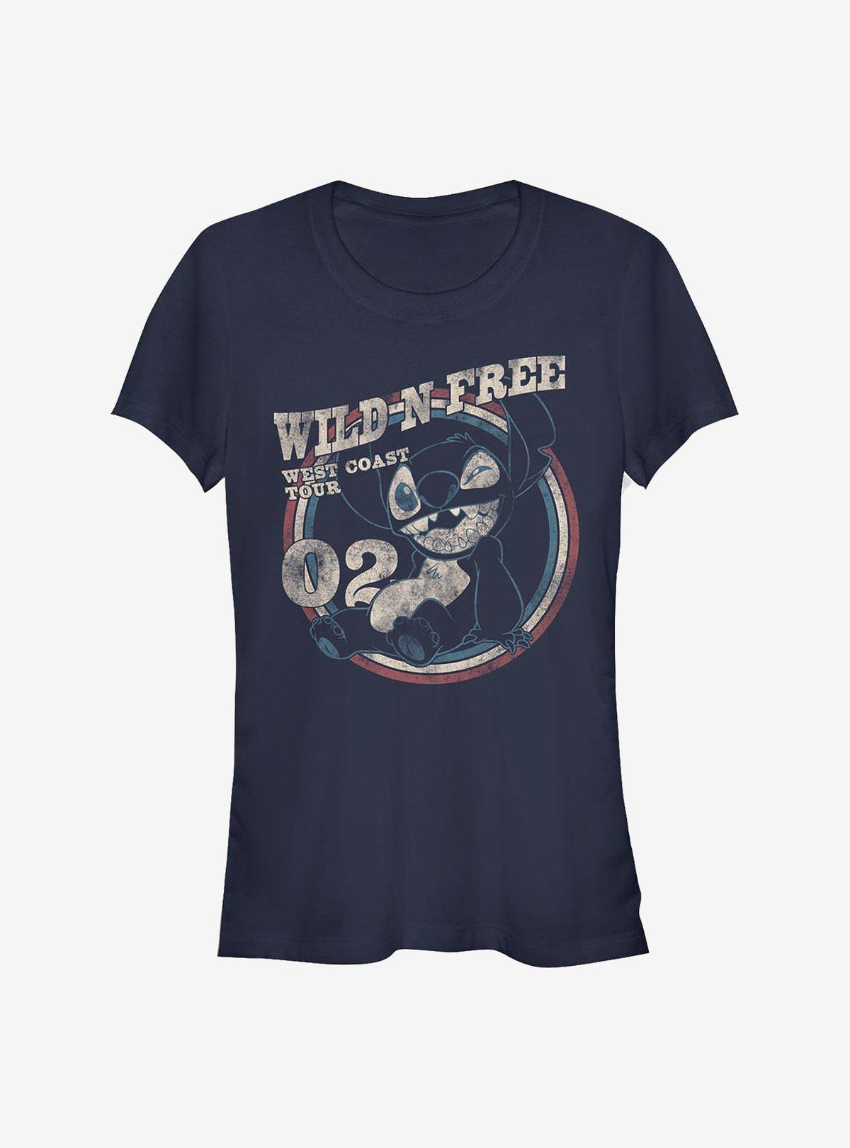 Disney Lilo Stitch America Circle Girls T-Shirt T-Shirt | Top Trending Artwork | Great Gift Idea