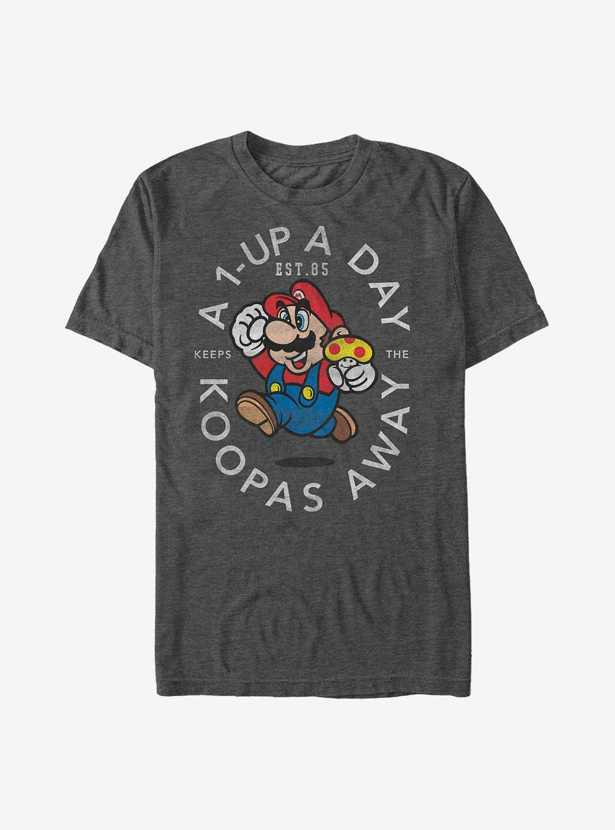 Nintendo Mario A 1-Up A Day T-Shirt | Premium Unisex T-Shirt, Trending Graphic Tee