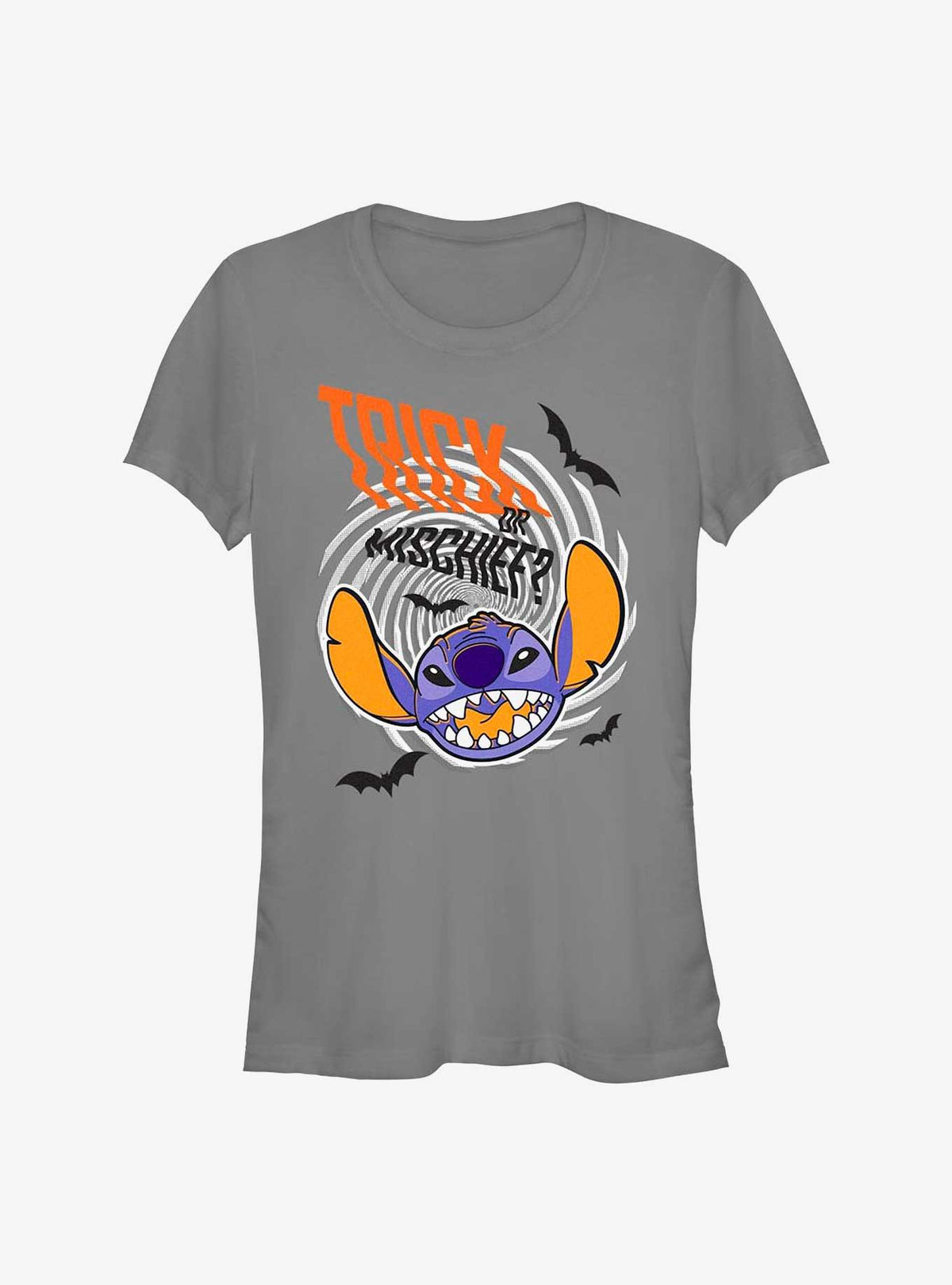 Disney Lilo And Stitch Halloween Trick Or Mischief Girls T-Shirt T-Shirt | Exclusive Art Design | High Demand Item