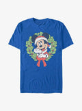 Disney Mickey Mouse Mickey Christmas Wreath T-Shirt