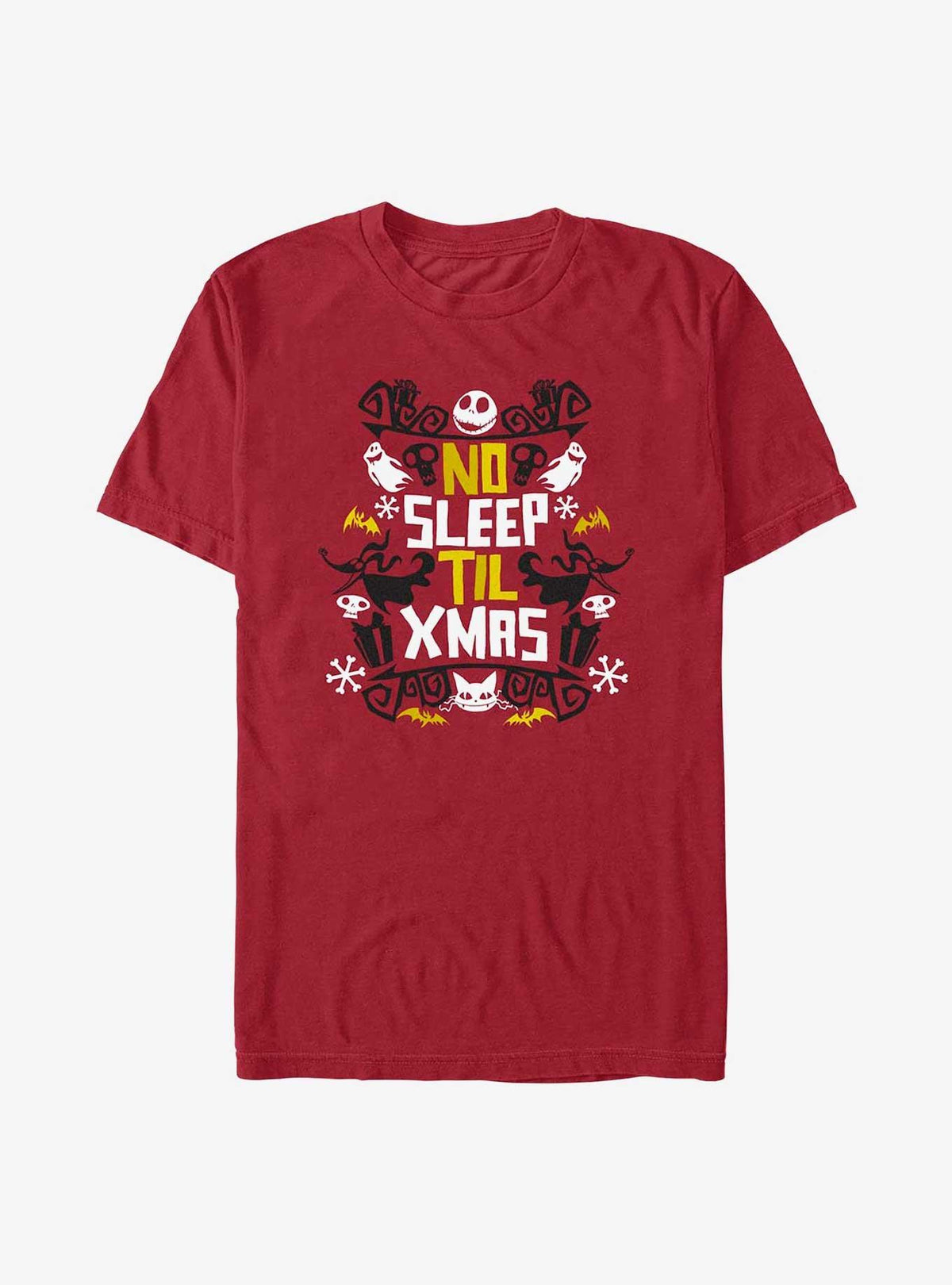 The Nightmare Before Christmas Jack No Sleep Till Xmas T-Shirt T-Shirt | High-Quality Print | Great Gift Idea