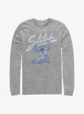 Disney Lilo Stitch Wink Long-Sleeve T-Shirt T-Shirt | Exclusive Art Design | Perfect For Daily Wear