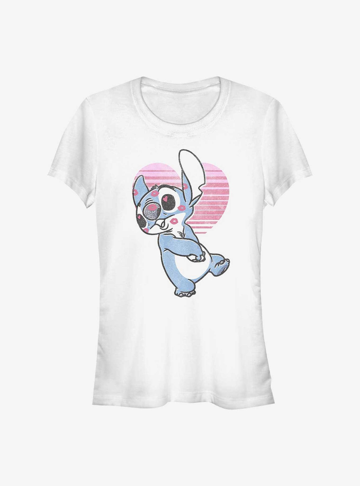 Disney Lilo Stitch Kissy Faced Girls T-Shirt T-Shirt | Premium Graphic | High Demand Item