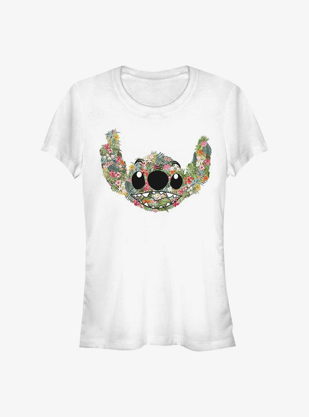 Disney Lilo Stitch Floral Girls T-Shirt T-Shirt | Aesthetic Graphic | Great Gift Idea