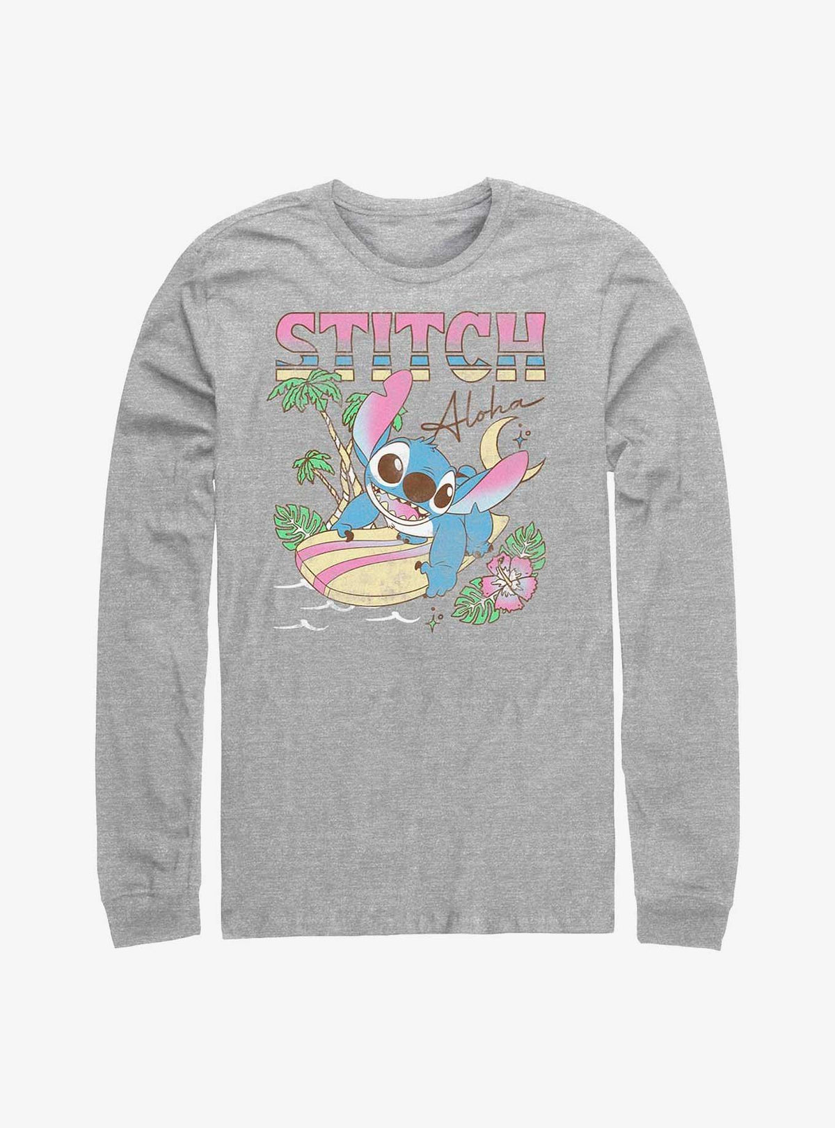 Disney Lilo Stitch Aloha Stitch Long-Sleeve T-Shirt T-Shirt | Exclusive Art Design | Must-Have Style