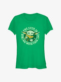Star Wars The Mandalorian The Child Lucky Force Girls T-Shirt | Premium Unisex T-Shirt, Trending Graphic Tee
