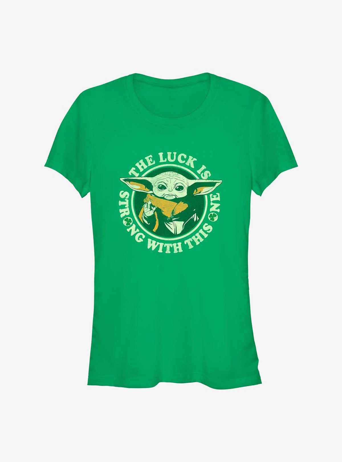 Star Wars The Mandalorian The Child Lucky Force Girls T-Shirt | Premium Unisex T-Shirt, Trending Graphic Tee