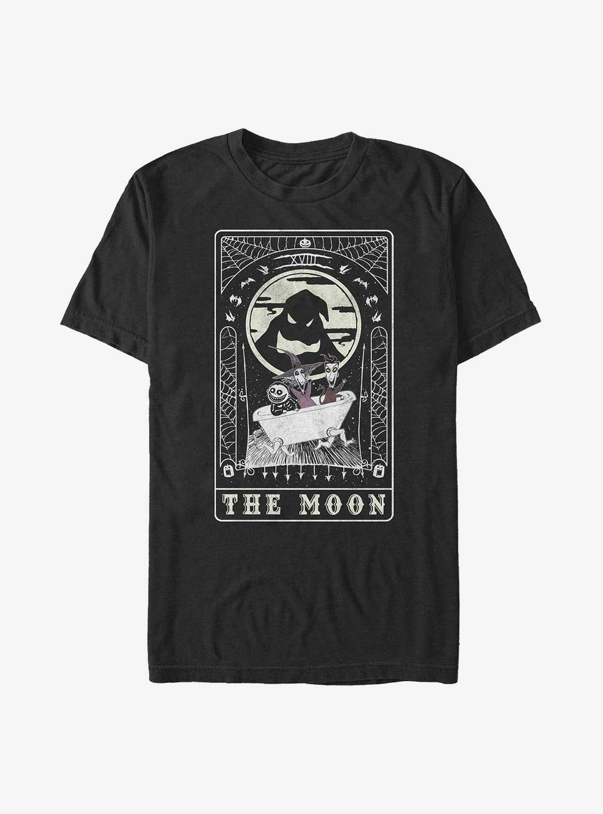 The Nightmare Before Christmas Oogie Boogie The Moon Tarot Card Extra Soft T-Shirt