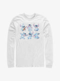 Disney Lilo Stitch Faces Of Stitch Long Sleeve T-Shirt T-Shirt | Vintage Graphic Vibe | High Demand Item
