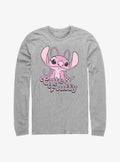 Disney Lilo Stitch Fluffy Angel Long Sleeve T-Shirt T-Shirt | Exclusive Art Design | High Demand Item