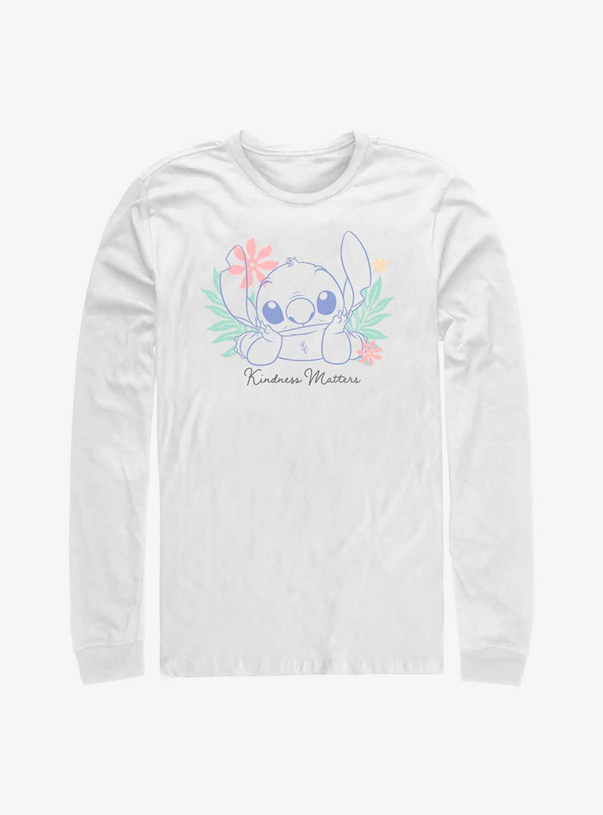 Disney Lilo Stitch Kindness Matters Long Sleeve T-Shirt T-Shirt | Top Trending Artwork | High Demand Item