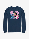 Disney Lilo Stitch Kisses Long Sleeve T-Shirt T-Shirt | Bold Graphic Edition | Top Pick For Fans