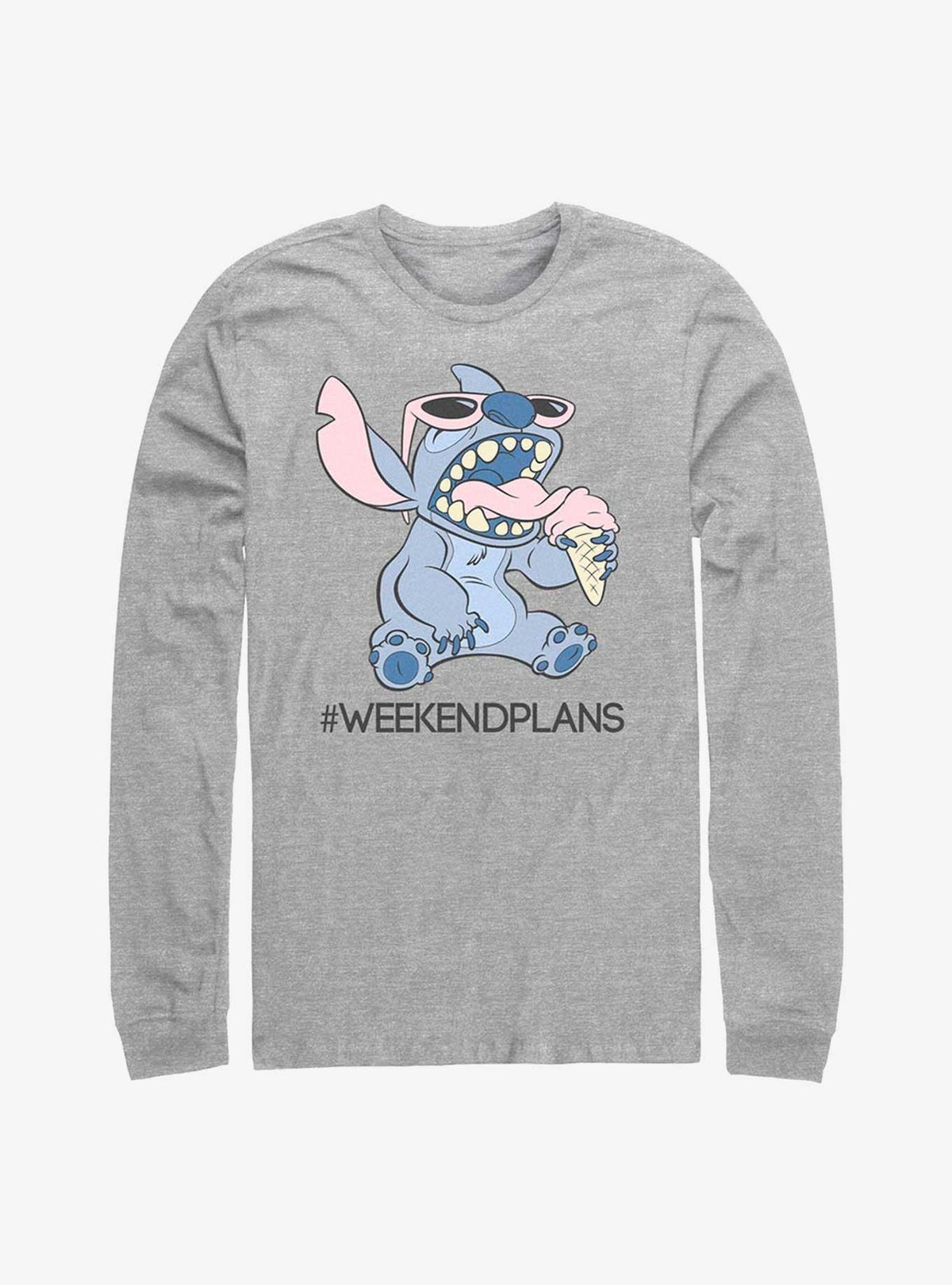 Disney Lilo Stitch Weekend Plans Long Sleeve T-Shirt T-Shirt | Fan Favorite Style | Top Pick For Fans