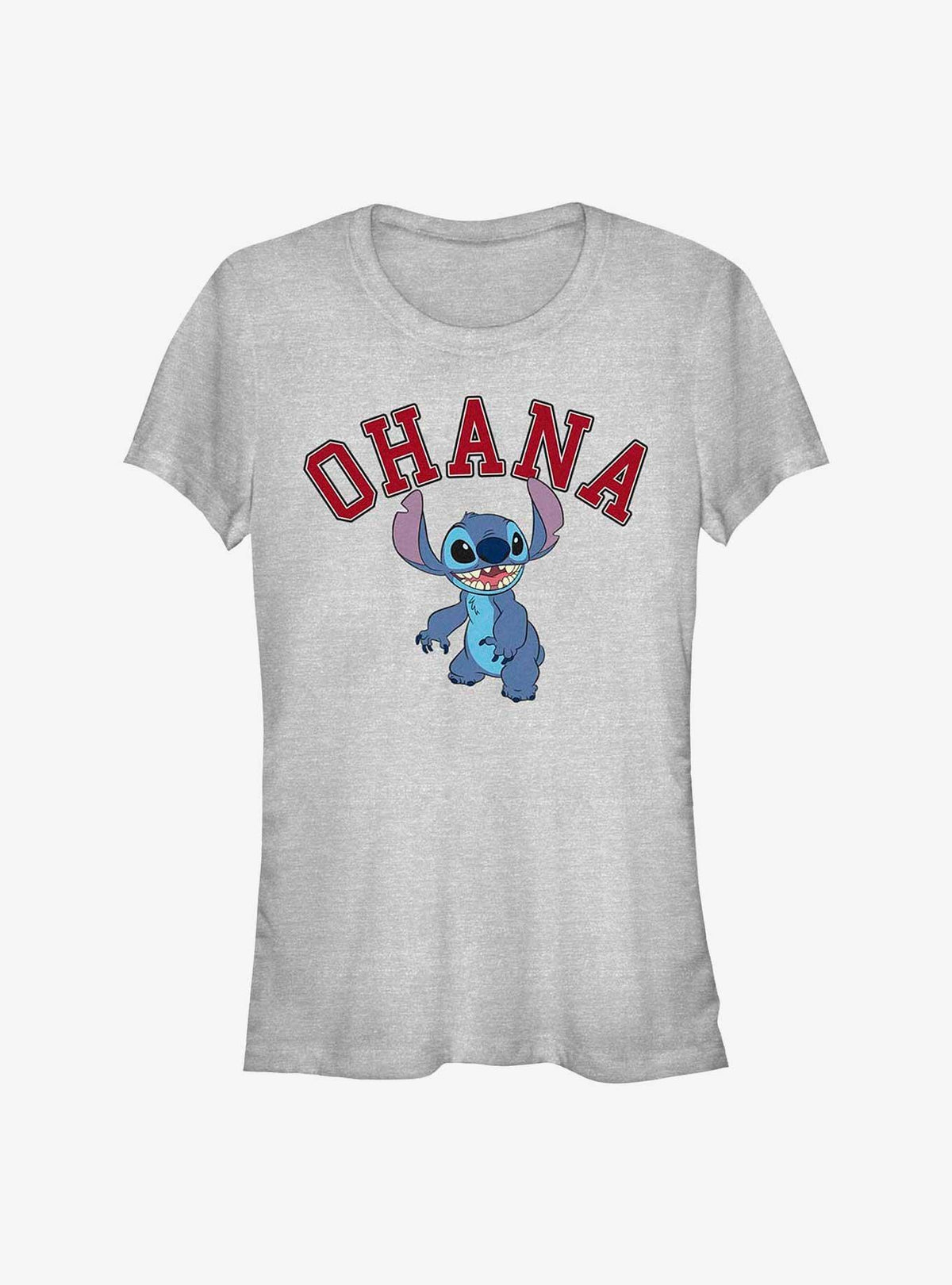 Disney Lilo Stitch Ohana Collegiate Girls T-Shirt T-Shirt | Top Trending Artwork | High Demand Item
